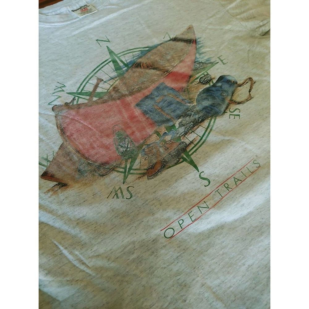 Vintage Marine Ocean Life Open Trails Oneita Shirt